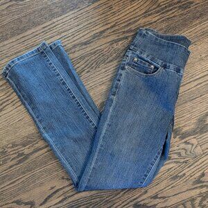 Jag Brand High Rise Boot Leg Ladies' Blue Jeans - Size 0P